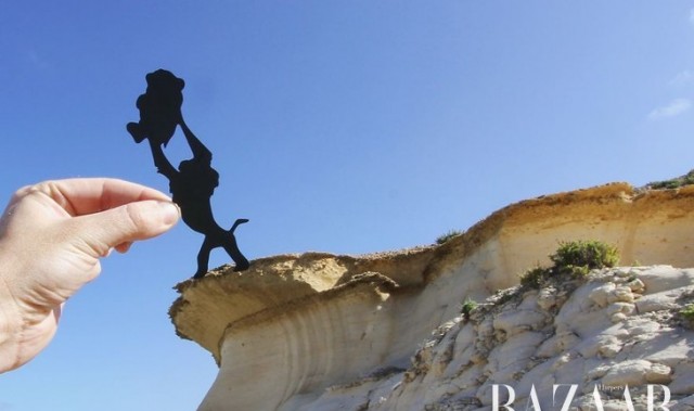 把世界名地标和剪纸结合在一块儿，城会玩儿