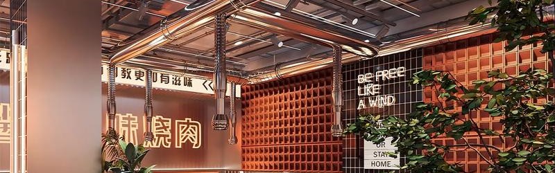 烧烤店装修风格效果图6,烧烤store装修注意事项