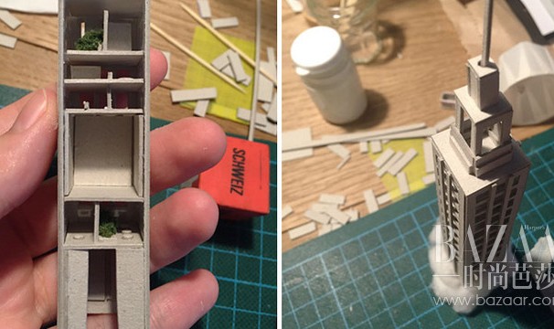 在玻璃试管儿里创造出一个漂浮的世界