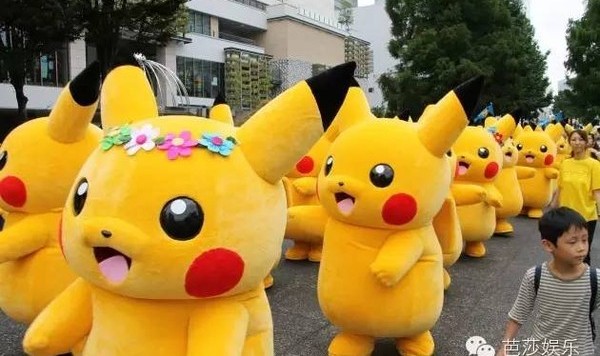 上千只皮卡丘大游行，简直是萌遍天下无敌手！