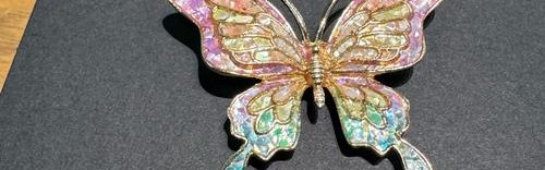 看着这些高级珠宝上的蝴蝶，我就知道我的少女心还在！