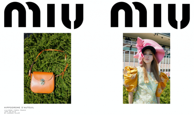 MIU MIU 2020早春系列广告大片  奥特伊赛马场