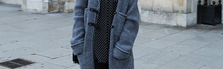 杨幂刘雯人手一件的灰色针织开衫，这个冬天你怎么能没有！