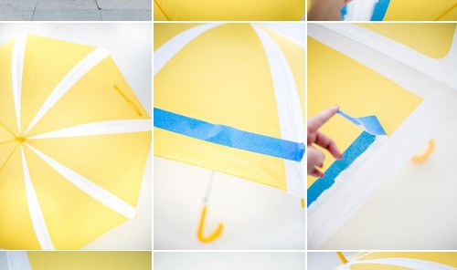 自己DIY不一样的雨伞