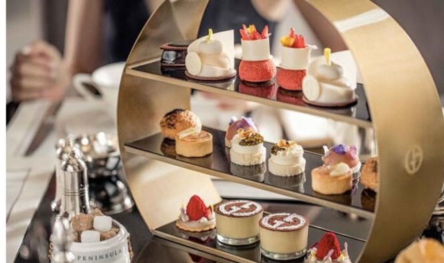 王府半岛酒店携手意大利品牌乔治・阿玛尼（Giorgio Armani） 打造主题下午茶