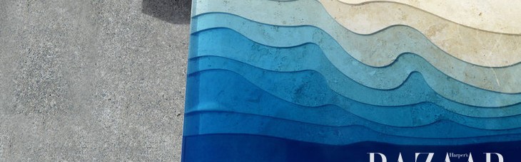 把大海河流镶嵌在饭桌上，这也许是你见过最美的桌子