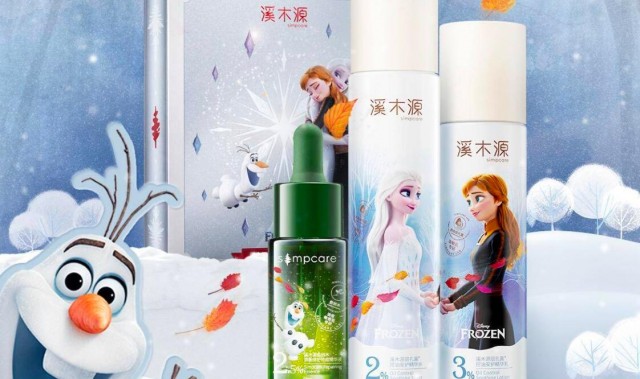 溪木源推出迪士尼冰雪奇缘限定礼盒，打造冬日暖心奇愈之旅
