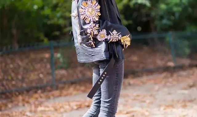 这个秋天有了皮夹克，我真是怎么穿都好看！