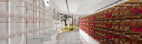 衣服档口装修效果图,内衣店装修效果图欣赏