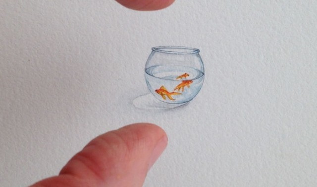 水彩居然可以这么可爱？那是你没见过微型水彩！