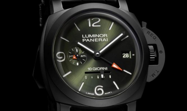 沛纳海LUMINOR LUNA ROSSA GMT 庐米诺系列两地时腕表