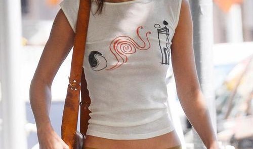 原来20年前，没有平坦小腹也能穿低腰