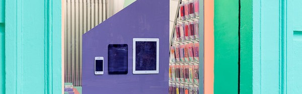 Doctor Manzana 品牌空间：一首清新的色彩诗