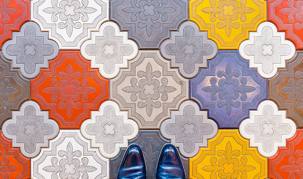 巴塞罗那的绝美地板秀