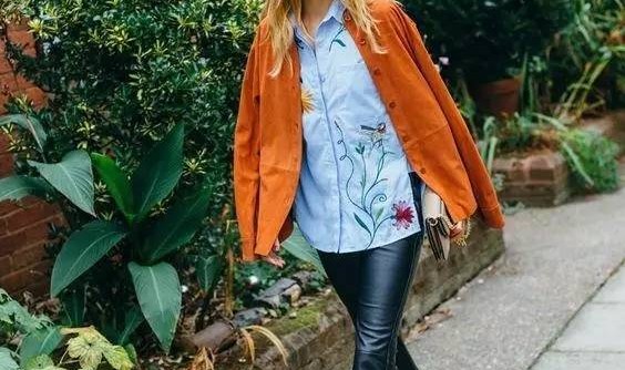 每日星范 ｜ Olivia Palermo 穿300块刺绣衬衫美翻时装周！