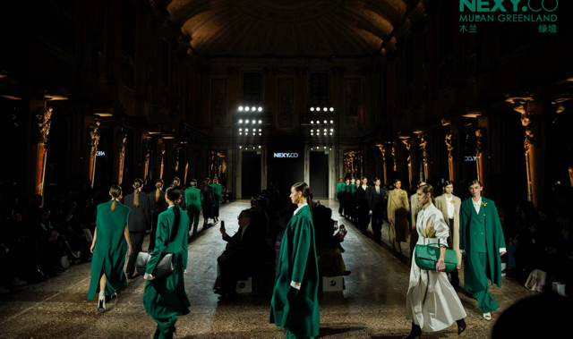 NEXY.CO奈蔻2024秋冬新品发布秀智美亮相米兰王宫