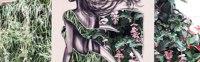 这位时尚手绘师,用大自然和建筑完整她设计稿