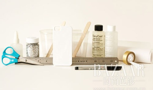 静止的时间，手工制作压花手机保护壳