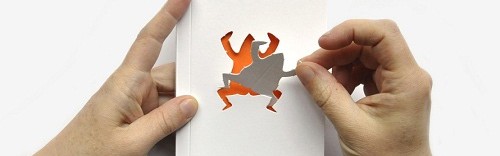 Zoo in my hand动物剪纸艺术书籍