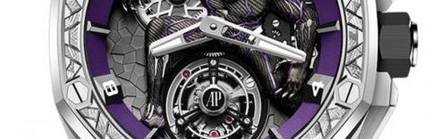 爱彼发布皇家橡树概念系列“Black Panther 黑豹”浮动式陀飞轮腕表