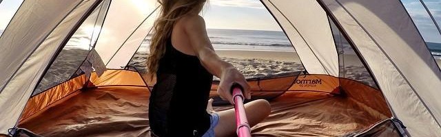 一个人野营一个人飞，这是个泡在户外的猛妹子