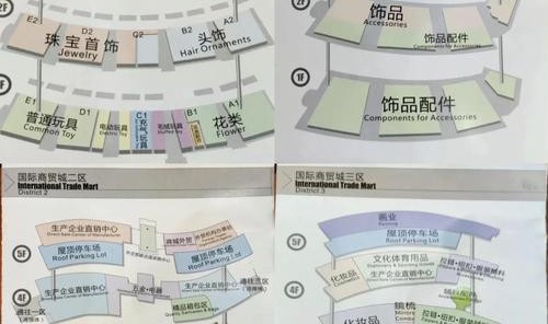 义乌包包批发在几区,义乌小商品市场经过几年改造分四大区