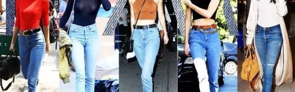 实穿秘笈——Kendall和她的一百条蓝色牛仔裤！