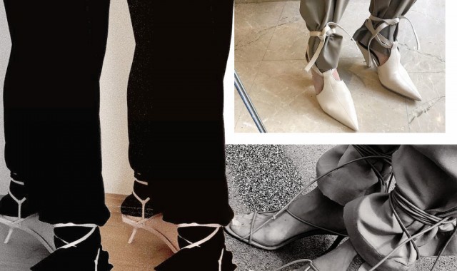 夏天的绑带凉鞋别急着扔，还可以拿来绑裤脚啊！