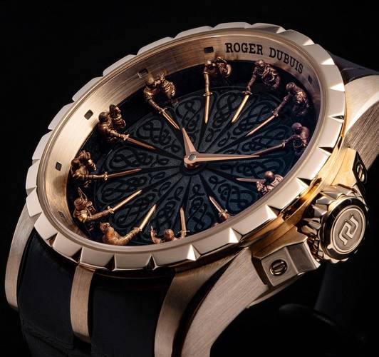 罗杰杜彼腕表崭新演绎-果敢坚毅无畏,12圆桌骑士 (王者系列)腕表