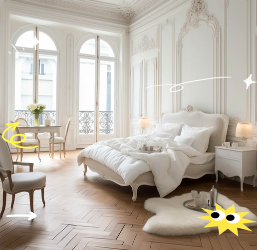 纯白之梦 法式乡村白色风格家居欣赏