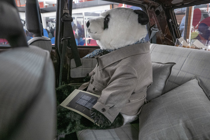 30届Milano Unica现场－Panda电动汽车内饰