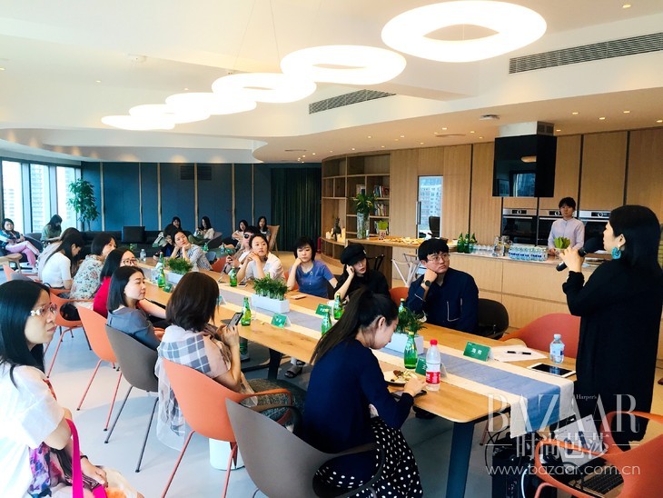 创始人Lilian与媒体分享金尚理念