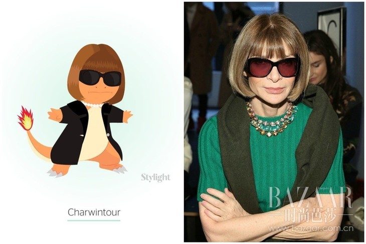 Charwintour：Anna Wintour as Charmander