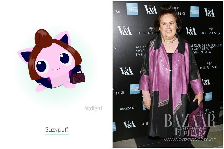 Suzypuff：Suzy Menkes as Jigglypuff