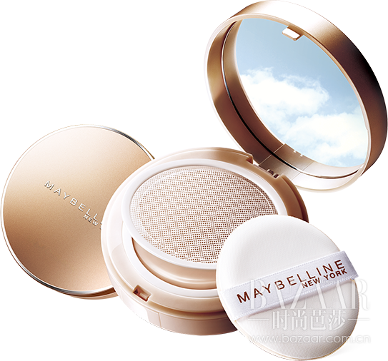 美宝莲纽约梦幻光透轻垫粉凝霜RMB 189-10g