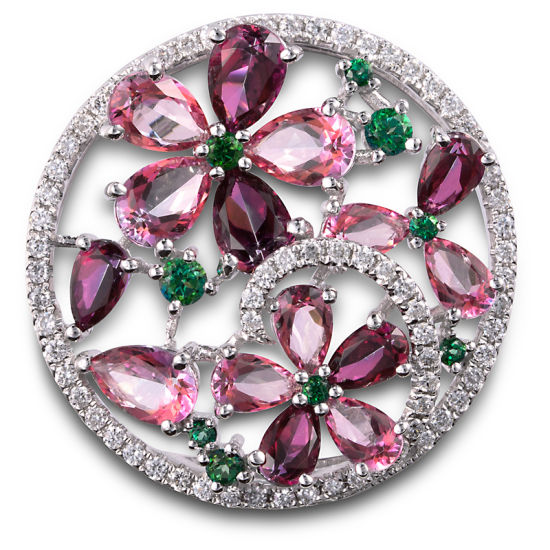 母亲节献礼:浪漫绚彩花卉珠宝