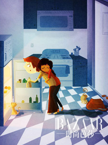 背后突然传来的温度