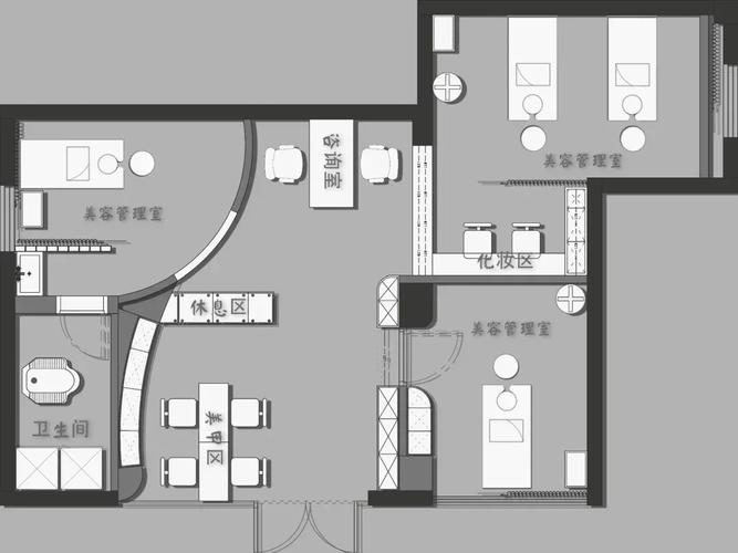 美容院的装修店铺和设计,美容院选址与装修要点