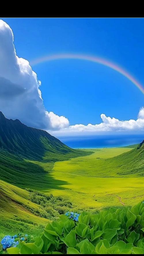 站在离天空最近的地方,触摸彩虹的颜色