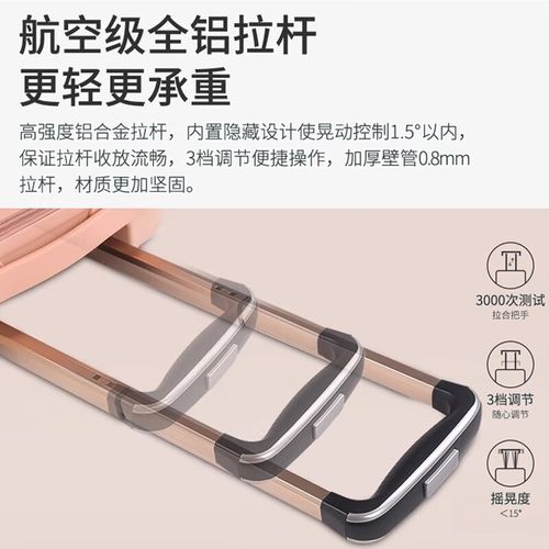 女士拉杆箱包,16寸拉杆箱可以带上飞机