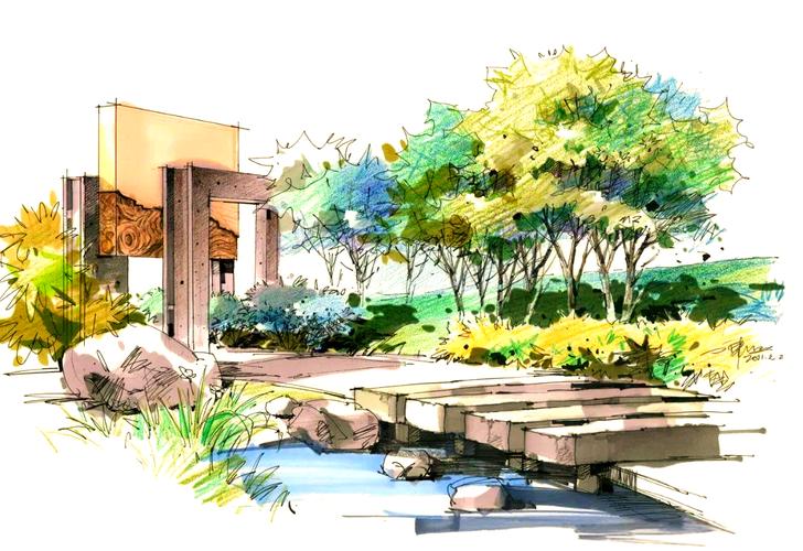 一个认为绘画本身就是在创造景观的设计师