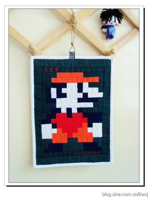 马赛克女王拼布被