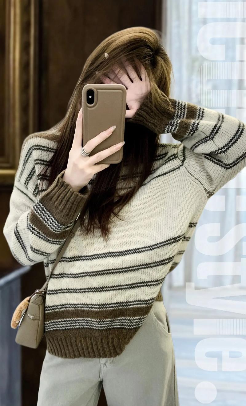 我穿毛衣配阔腿裤,这个冬天一点也不冷!