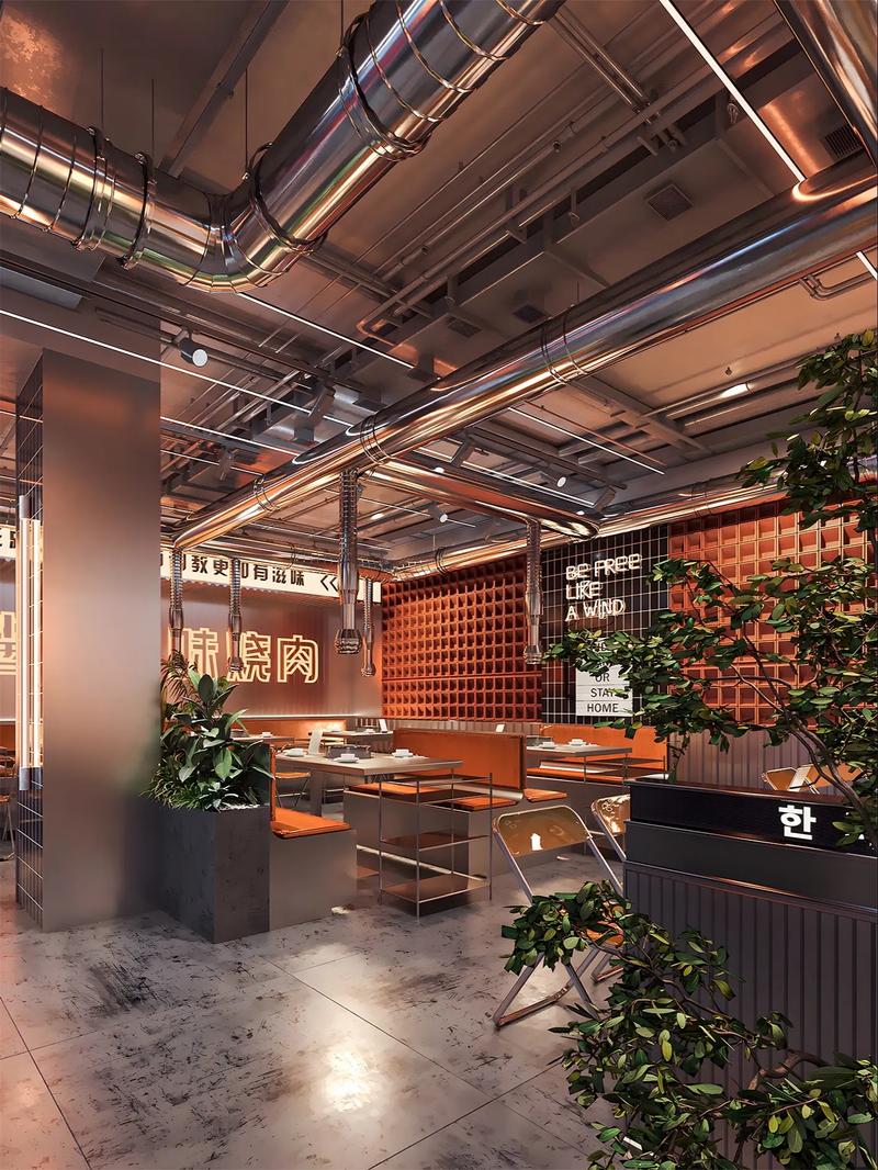 烧烤店装修风格效果图6,烧烤store装修注意事项