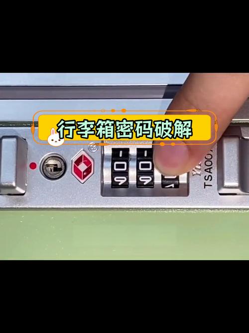 行李箱密码锁怎么设置密码视频,怎么拉手柄解锁都解不开密码盒