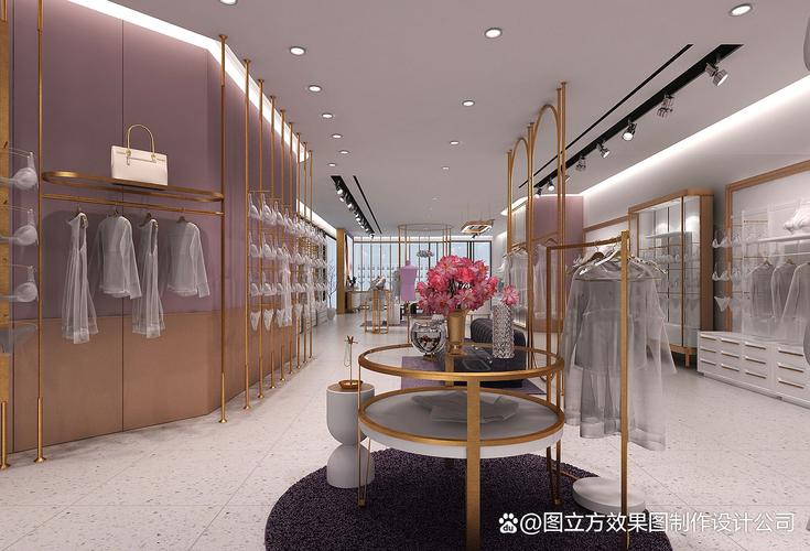 衣服档口装修效果图,内衣店装修效果图欣赏