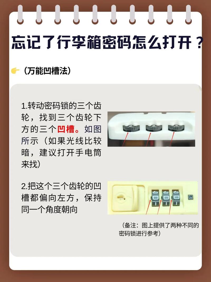 箱包密码锁忘记了怎么开锁,后备箱密码怎么用？