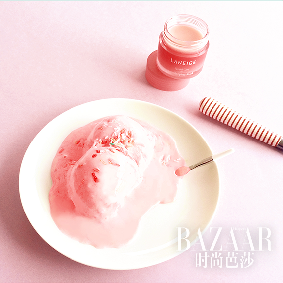 兰芝夜间保湿修护唇膜4