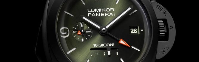 沛纳海LUMINOR LUNA ROSSA GMT 庐米诺系列两地时腕表