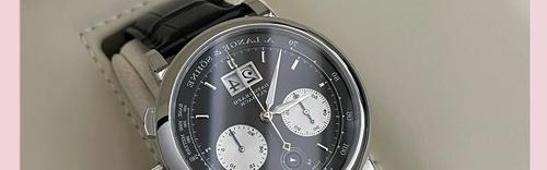 简洁实用的商务之选——朗格Saxonia系列 Dual Time两地时腕